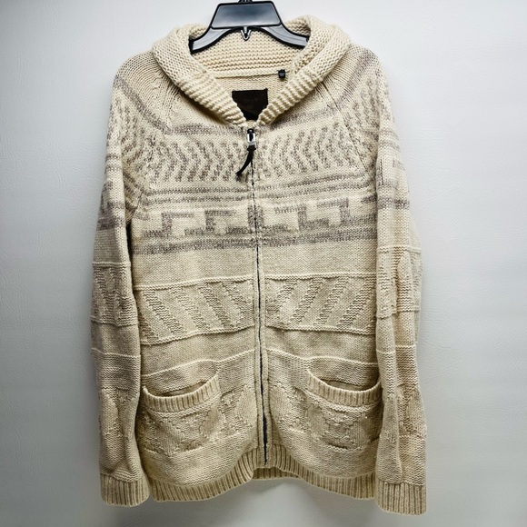 TNA 100% LAMBWOOL SWEATER CARDIGAN SIZE M - Picture 1 of 6